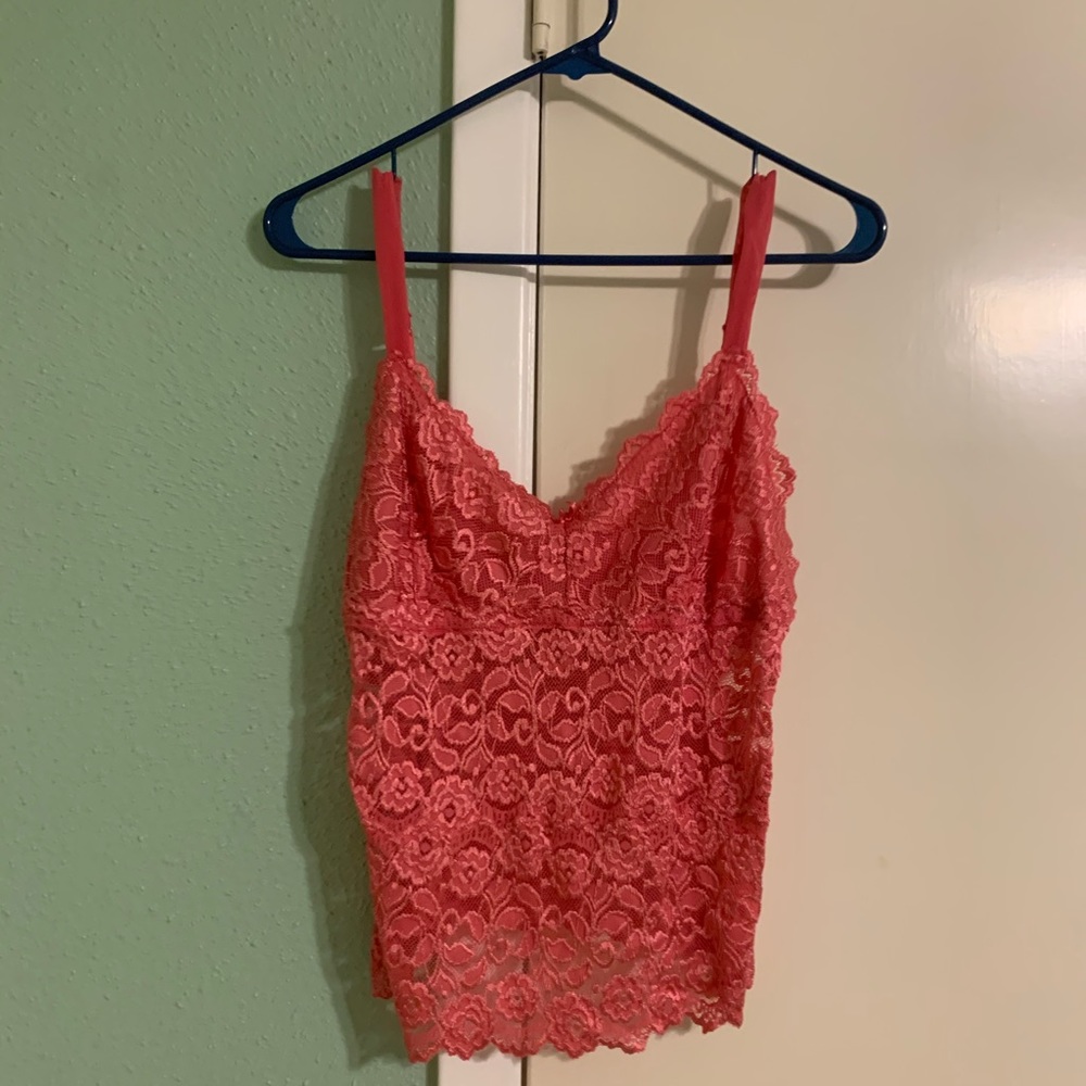 Cabernet Sheer Pink Camisole XL